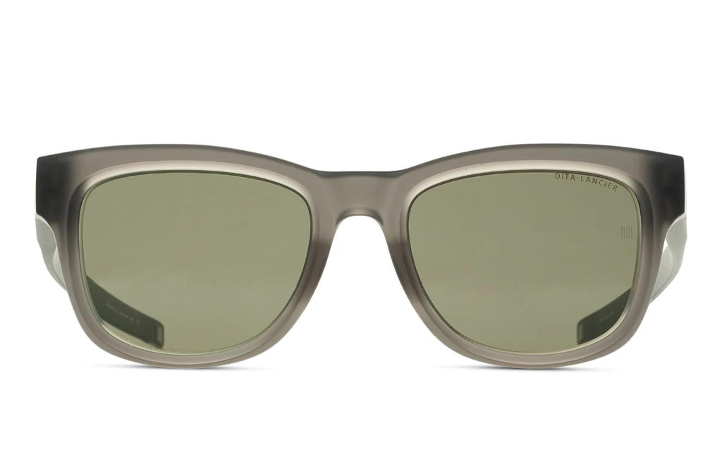 A close up shot of DITA LANCIER LSA-711 sunglasses in Deck Grey (Air Lens - G-12) DLS711-A-03.