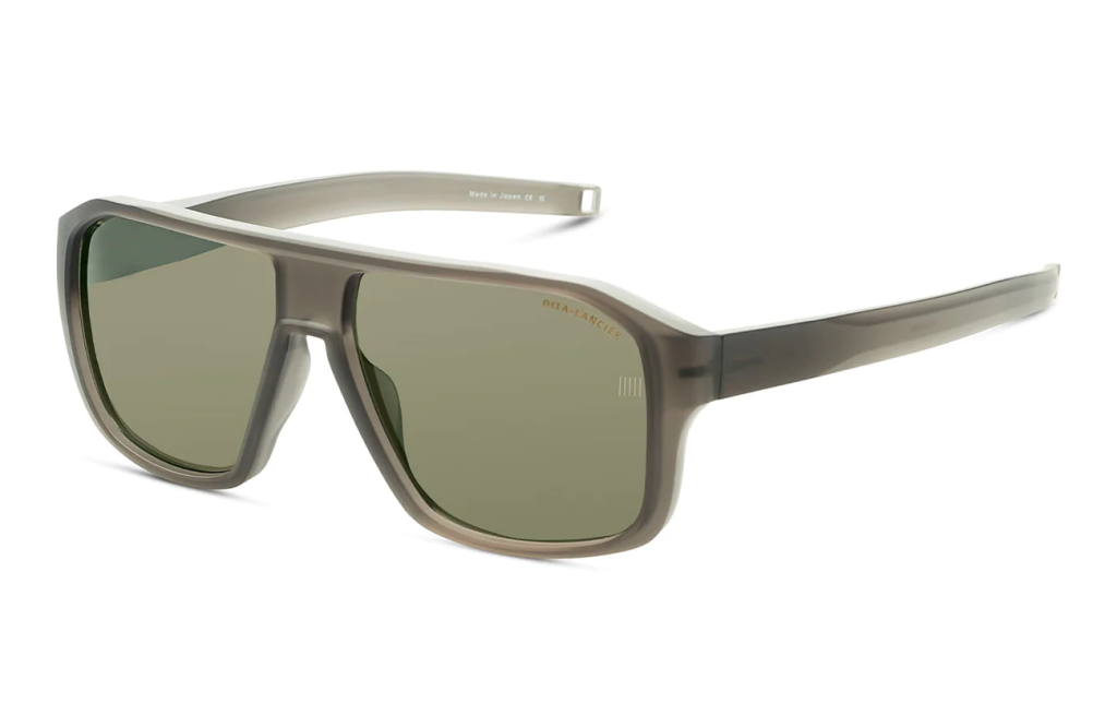 A close up shot of DITA LANCIER LSA-710 sunglasses in Deck Grey (Air Lens - G-12) DLS710-A-03.
