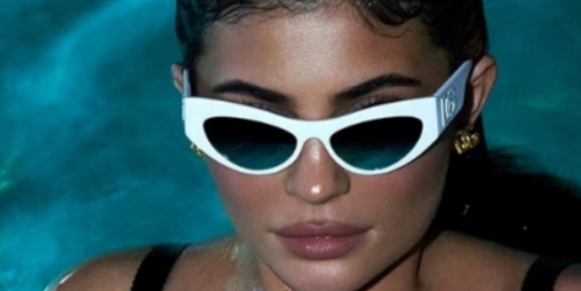 Kylie Jenner wearing Dolce & Gabbana sunglasses