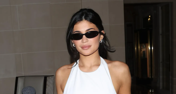 Kylie Jenner wearing Gucci sunglasses