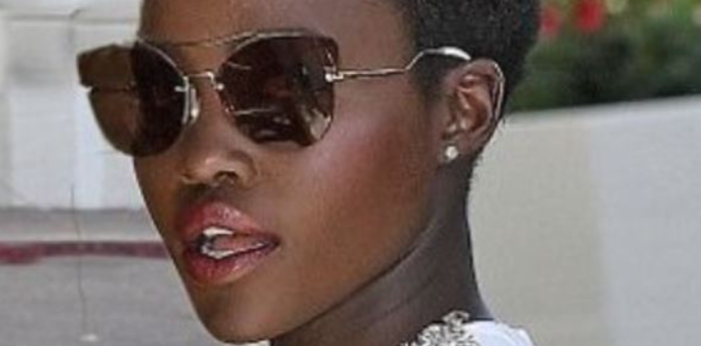 celebrity Lupita Nyong'o fashion sunglasses - Miu Miu