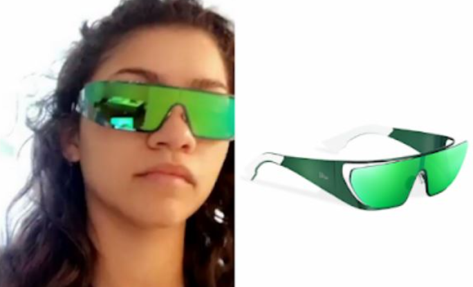 celebrity Zendaya sunglasses - Dior