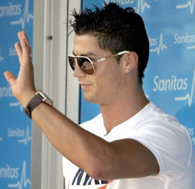 celebrity Christiano Ronaldo sunglasses - Gucci